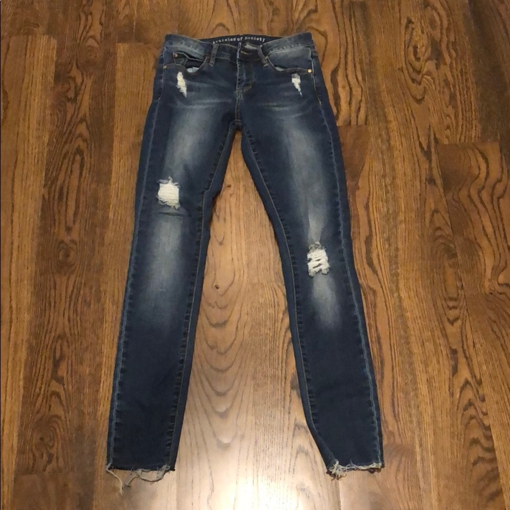 Ripped jeans!
